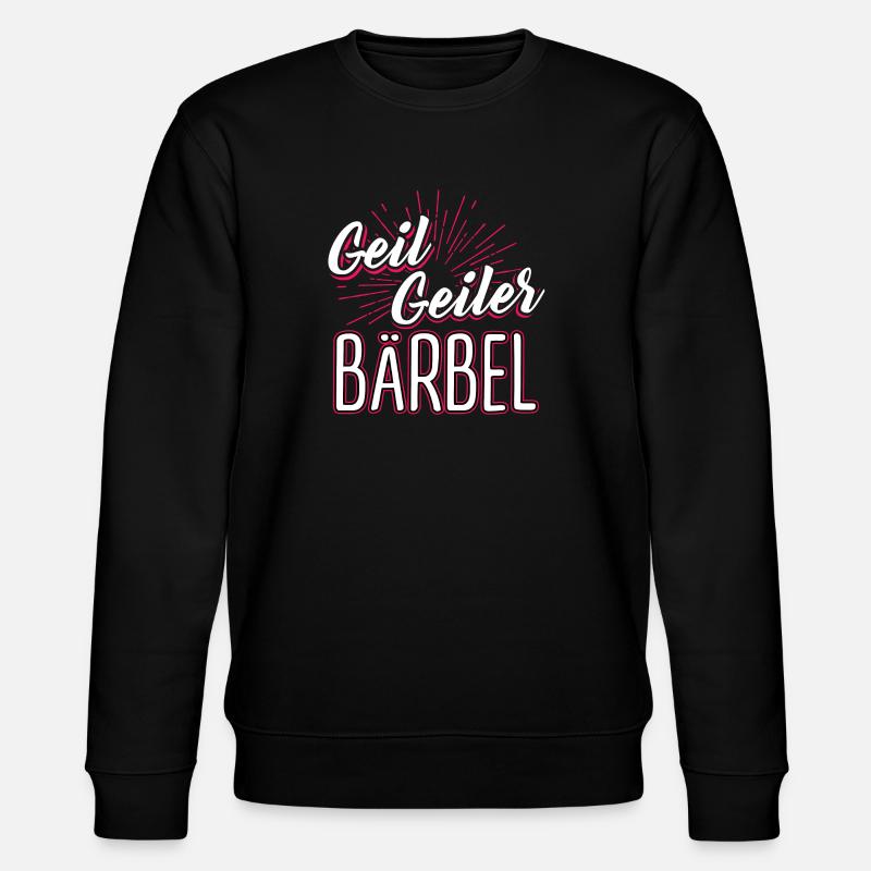 BÄRBEL - geiler - Stanley/Stella Unisex Bio-Sweatshirt CHANGER  - Schwarz