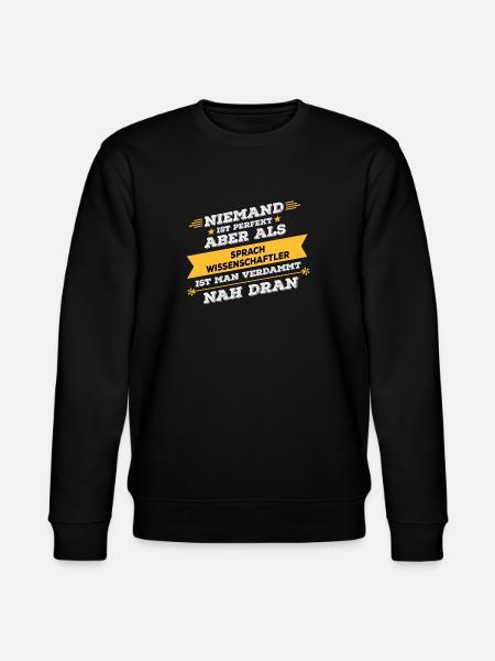 Sprachwissenschaftler Beruf Geschenk - Stanley/Stella Unisex Bio-Sweatshirt CHANGER  - Schwarz