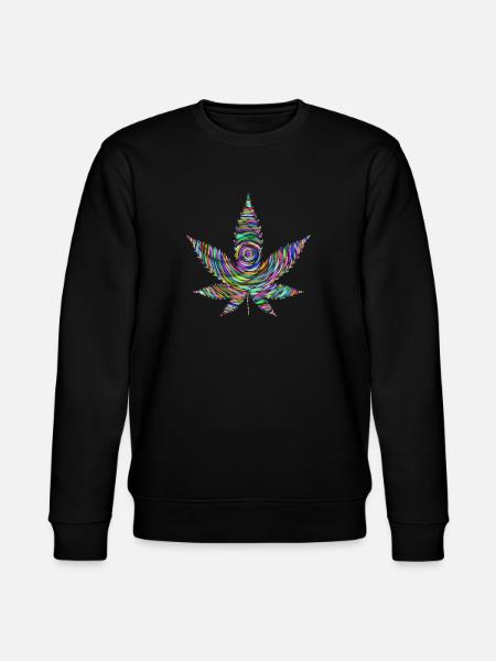 Marijuana - Stanley/Stella Unisex Bio-Sweatshirt CHANGER - Schwarz