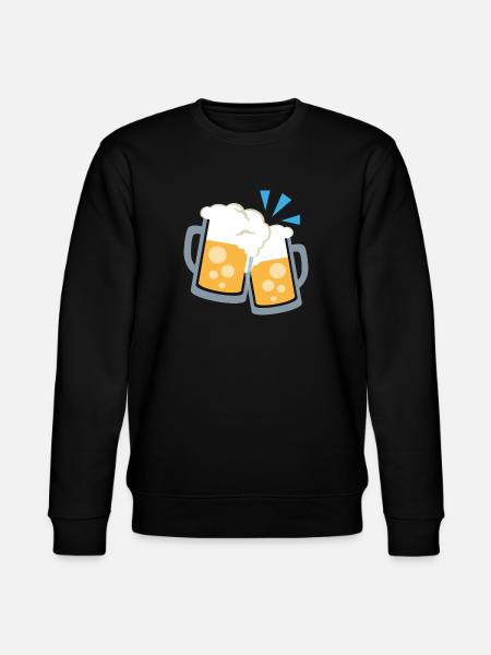 bier krüge - Stanley/Stella Unisex Bio-Sweatshirt CHANGER - Schwarz