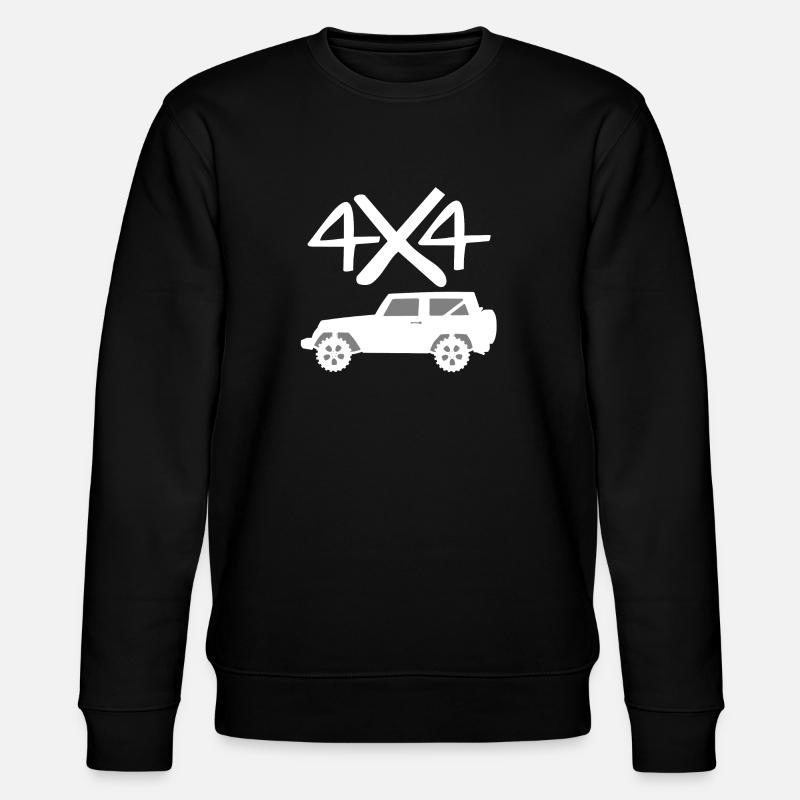 idée cadeau 4x4 - Sweat bio CHANGER Stanley/Stella Unisexe - noir