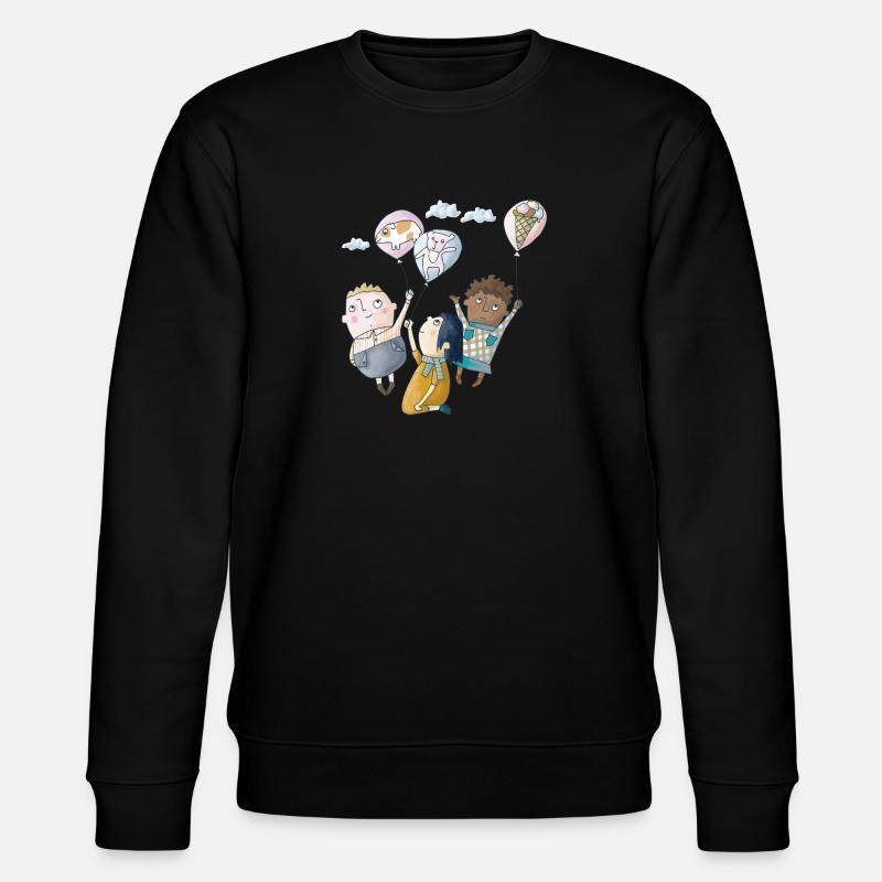 #kidscontest - Stanley/Stella Unisex Bio-Sweatshirt CHANGER  - Schwarz