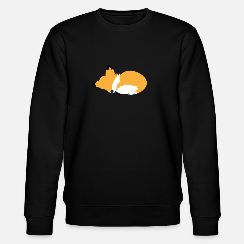 Sleeping Fox - Stanley/Stella CHANGER Unisex Organic Sweatshirt - black