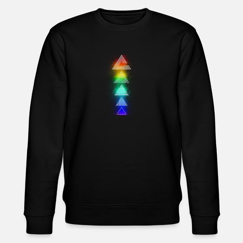 Neon Dreick Bunt - Stanley/Stella Unisex Bio-Sweatshirt CHANGER  - Schwarz