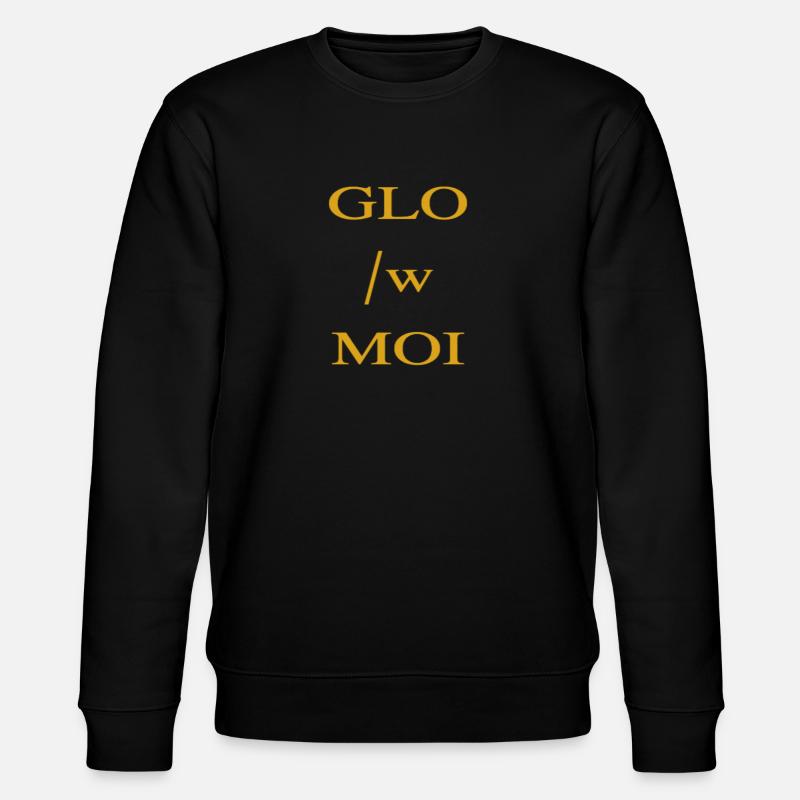 Glow with me - Stanley/Stella CHANGER Unisex Organic Sweatshirt - black