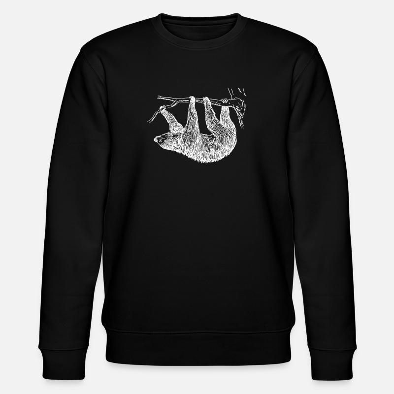 sloth - Stanley/Stella CHANGER Unisex Organic Sweatshirt - black