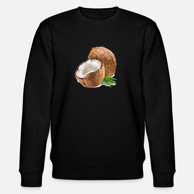 noix de coco - Sweat bio CHANGER Stanley/Stella Unisexe - noir