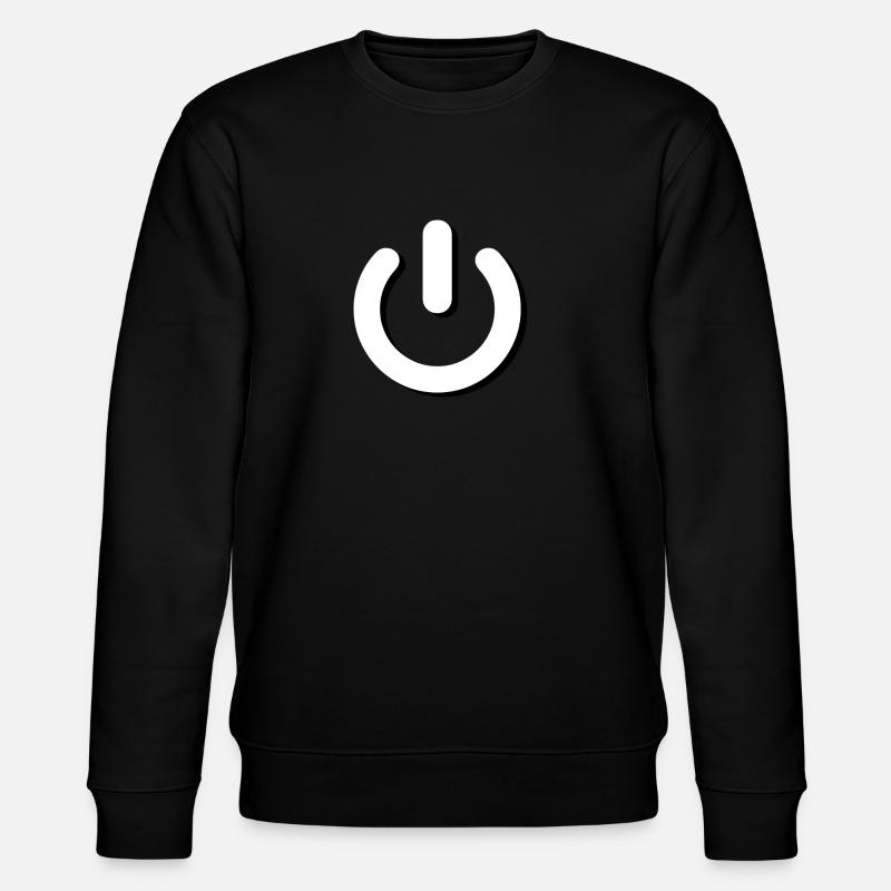 superpower ⏻ - Stanley/Stella Unisex Bio-Sweatshirt CHANGER  - Schwarz