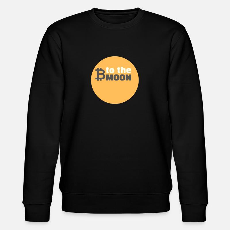 Bitcoin sur la lune - Sweat bio CHANGER Stanley/Stella Unisexe - noir