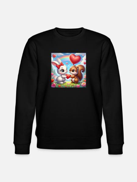 Valentine's Day 1000px - Stanley/Stella CHANGER Unisex Organic Sweatshirt - black