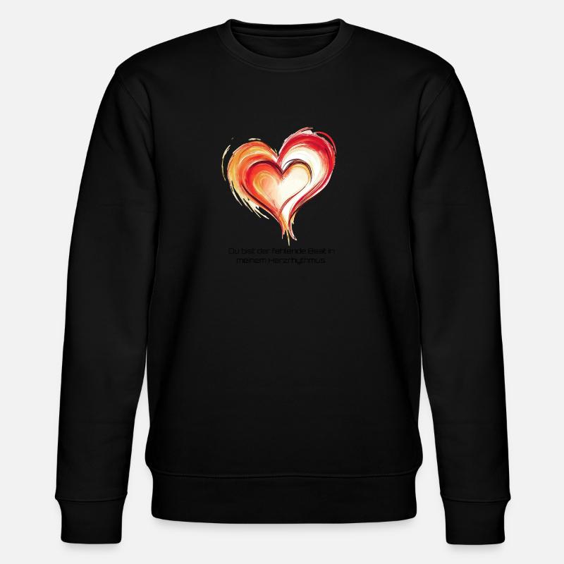 Des cœurs à l’unisson. - Sweat bio CHANGER Stanley/Stella Unisexe - noir