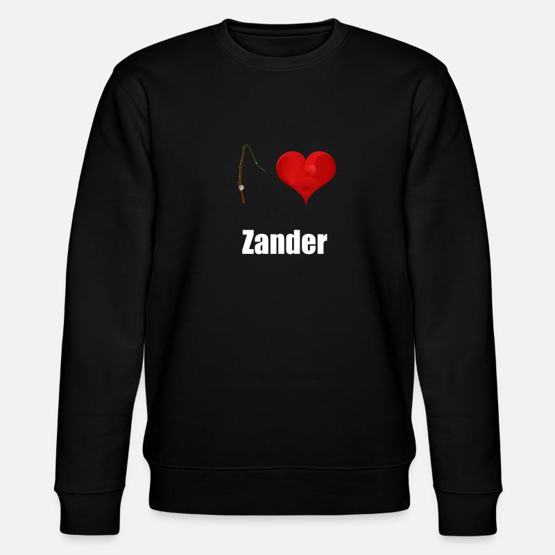 I love Zander - Stanley/Stella Unisex Bio-Sweatshirt CHANGER  - Schwarz
