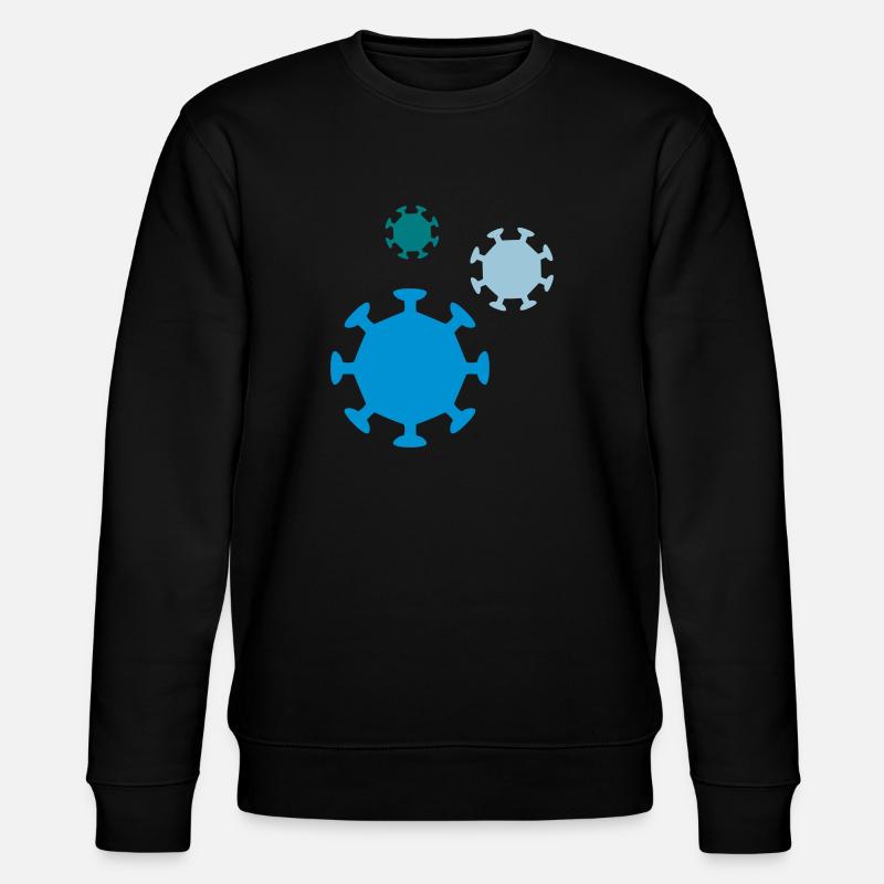 Virus - Stanley/Stella Unisex Bio-Sweatshirt CHANGER  - Schwarz