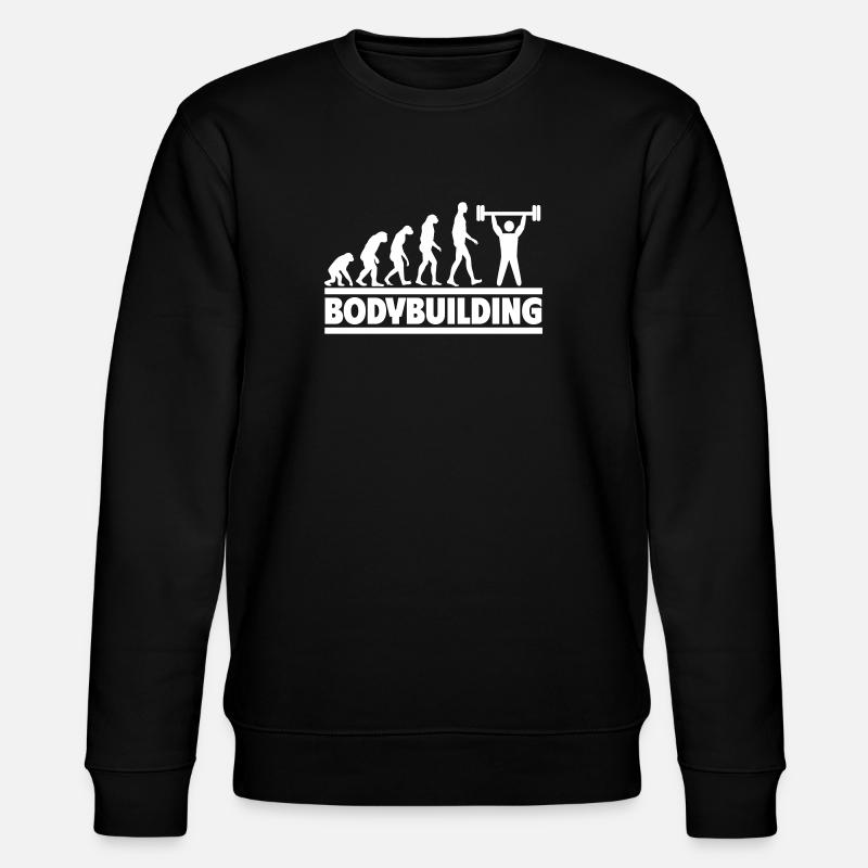 Bodybuilding-Evolution - Stanley/Stella Unisex Bio-Sweatshirt CHANGER  - Schwarz
