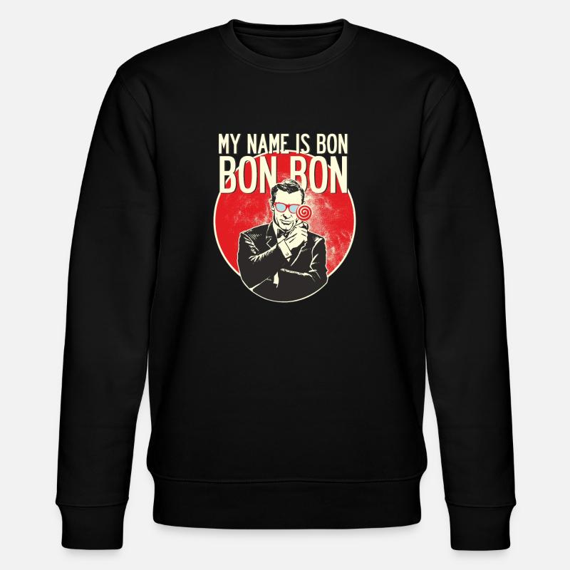 random Mix Bon Bon - Stanley/Stella Unisex Bio-Sweatshirt CHANGER  - Schwarz