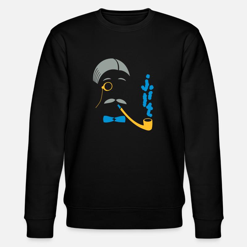 Sir Smoke A Lot - Stanley/Stella Unisex Bio-Sweatshirt CHANGER  - Schwarz
