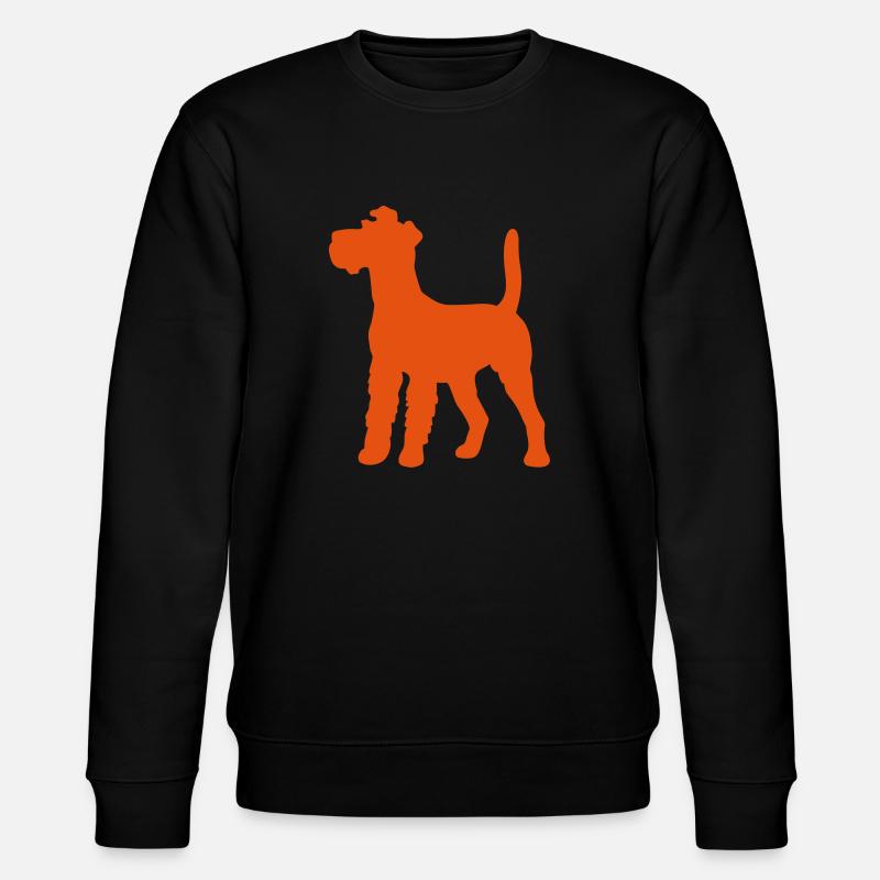 Irish Terrier Umhängetasche - Stanley/Stella Unisex Bio-Sweatshirt CHANGER  - Schwarz