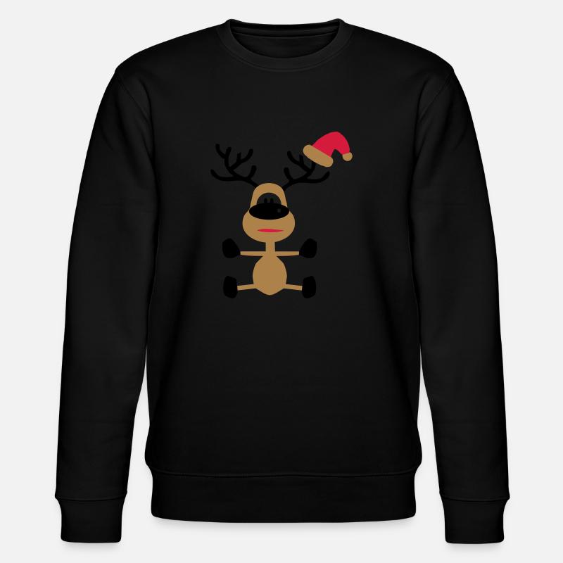 Weihnachten - Stanley/Stella Unisex Bio-Sweatshirt CHANGER  - Schwarz