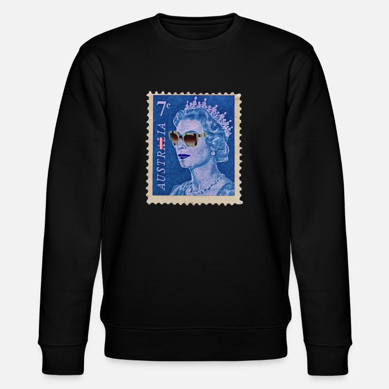 Austria (stamp) - Stanley/Stella Unisex Bio-Sweatshirt CHANGER  - Schwarz