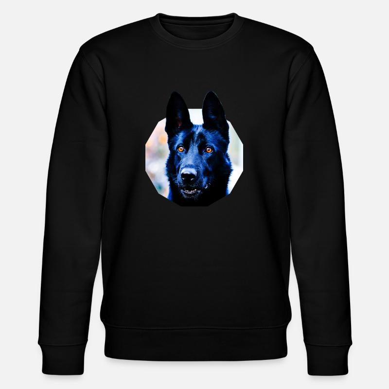 Schäferhund - Stanley/Stella Unisex Bio-Sweatshirt CHANGER  - Schwarz