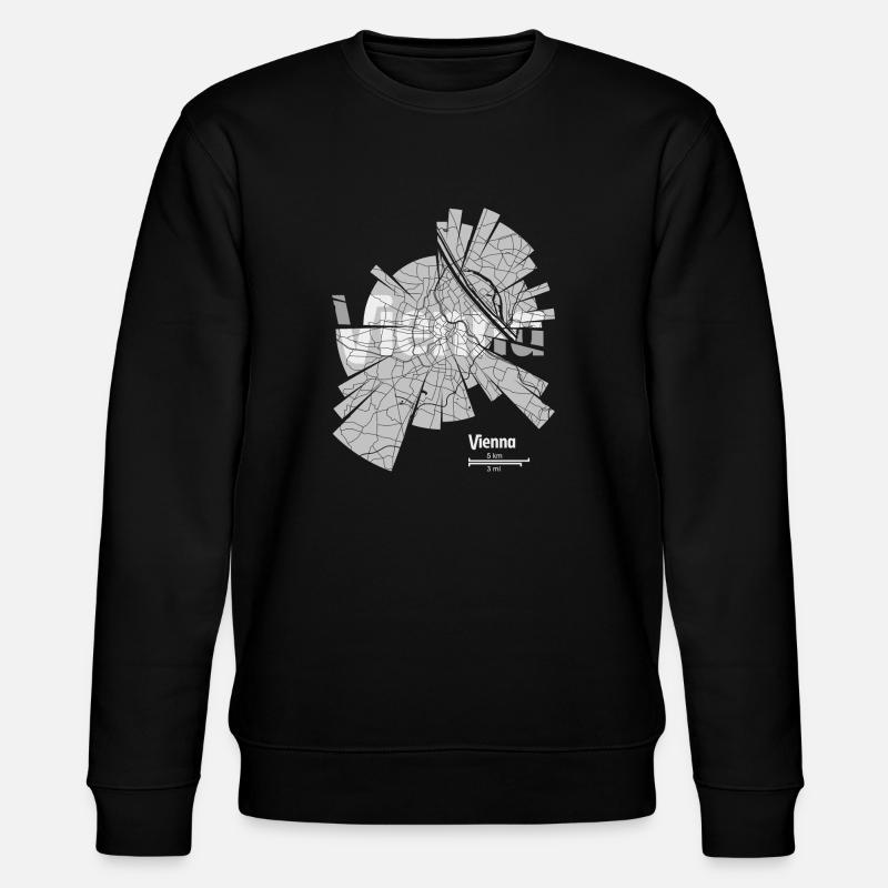 Vienna (Vienne) plan - Sweat bio CHANGER Stanley/Stella Unisexe - noir