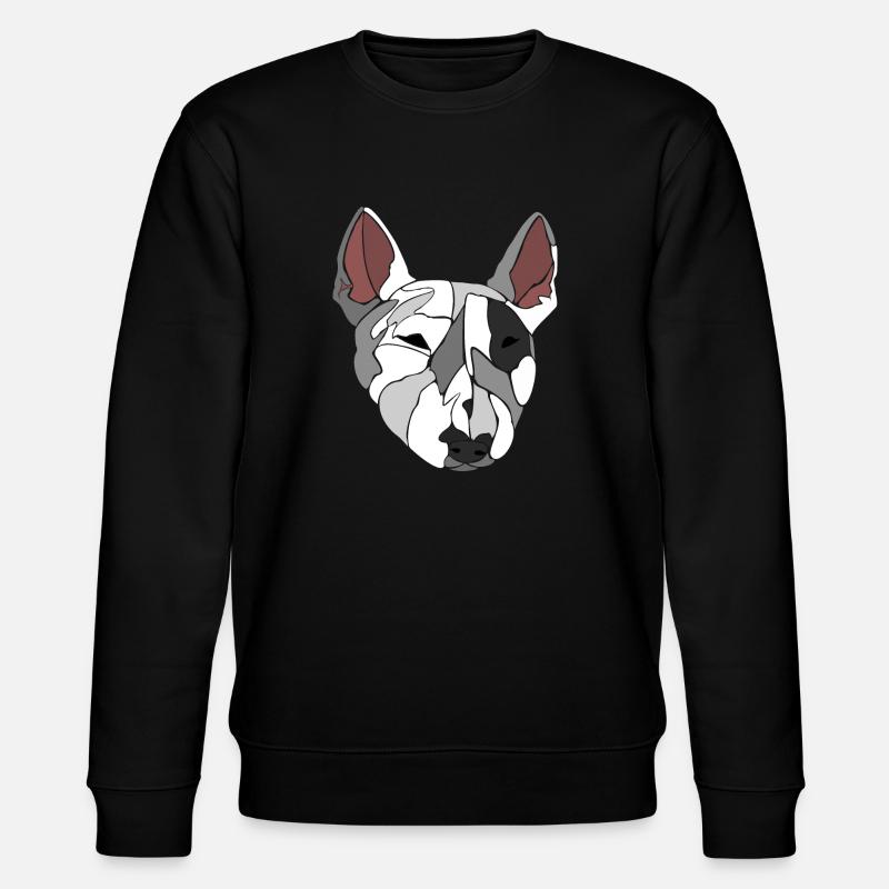 Bullterrier - Stanley/Stella Unisex Bio-Sweatshirt CHANGER - Schwarz