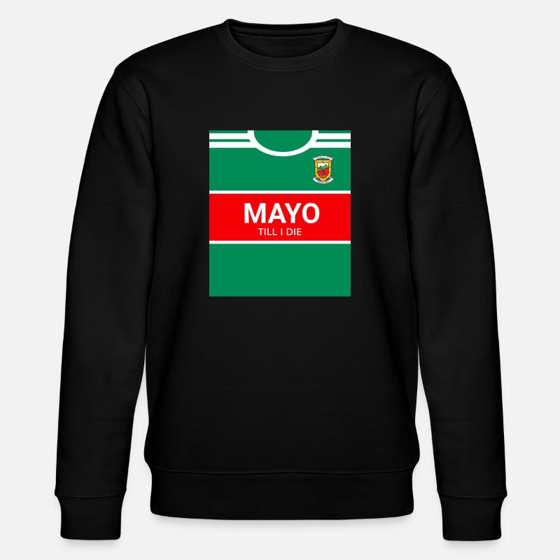 Mayo GAA - Stanley/Stella Unisex Bio-Sweatshirt CHANGER  - Schwarz