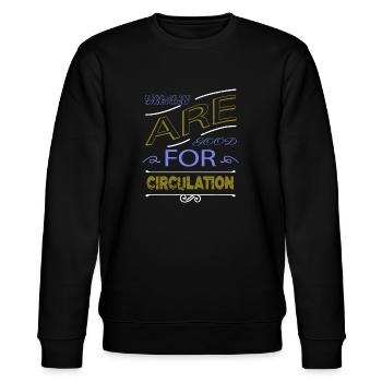 cute wasp beauty gift cruelty obese - Stanley/Stella CHANGER Unisex Organic Sweatshirt - black - Front - Nik (191cm) & Marisol (170cm)