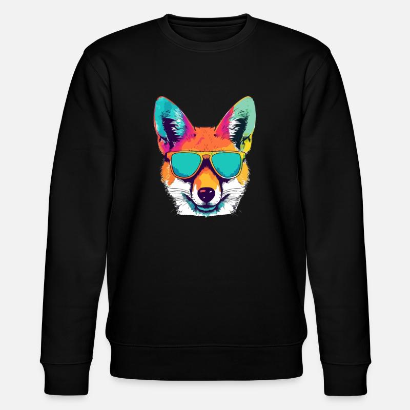 Hector le coyote - Sweat bio CHANGER Stanley/Stella Unisexe - noir