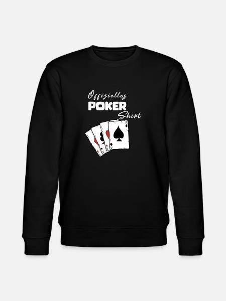 Chemise officielle de poker - Sweat bio CHANGER Stanley/Stella Unisexe - noir