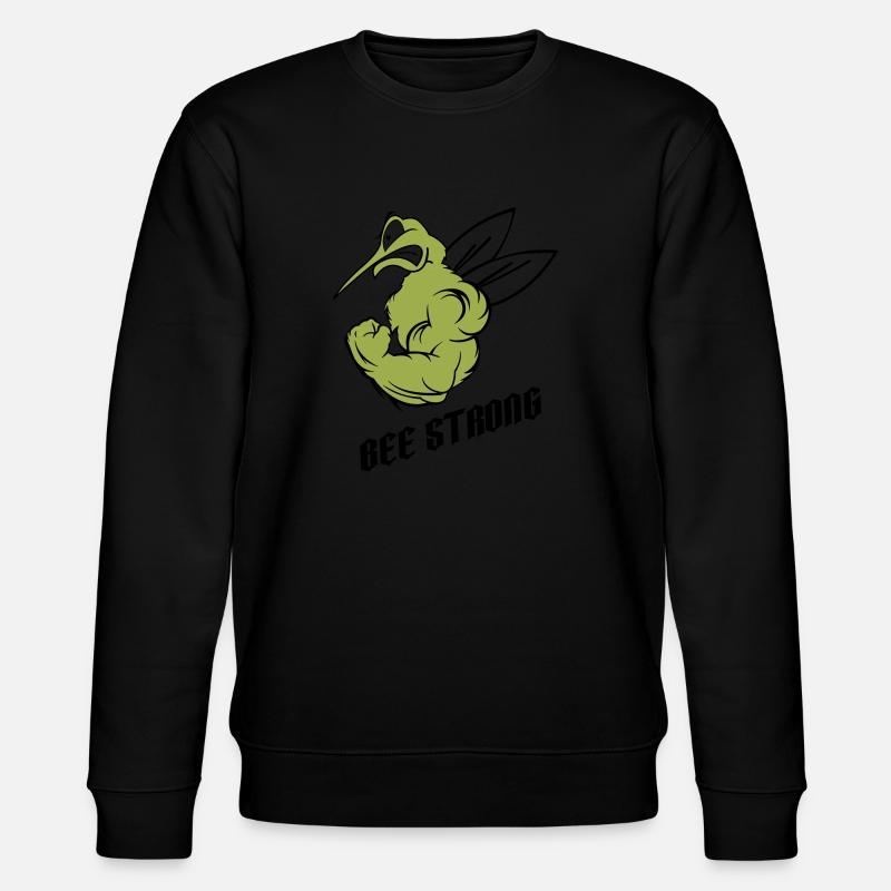 starke mücke biene - Stanley/Stella Unisex Bio-Sweatshirt CHANGER  - Schwarz