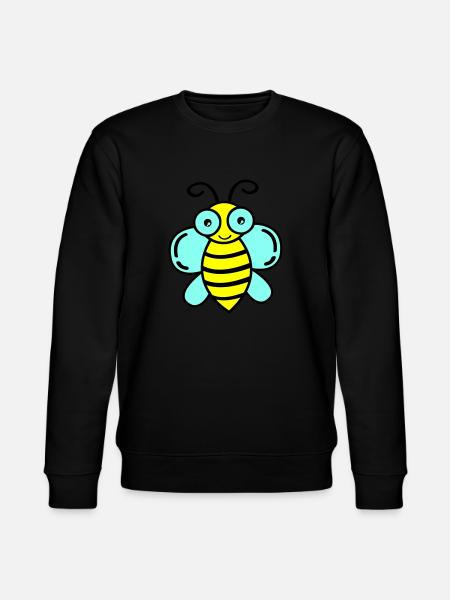 Bee 02 - Stanley/Stella CHANGER Unisex Organic Sweatshirt - black