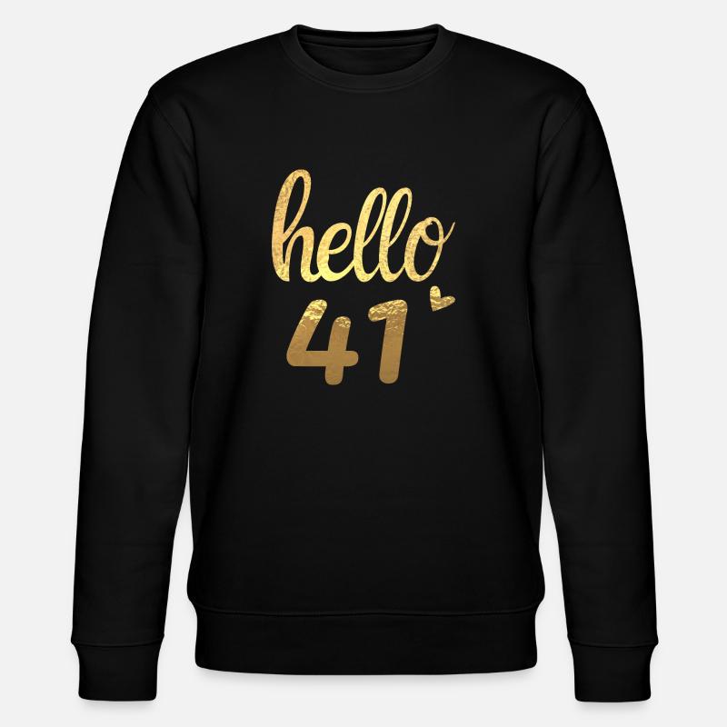 Hello 41 doré - Sweat bio CHANGER Stanley/Stella Unisexe - noir