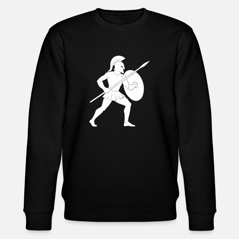 Spartan Warrior - Stanley/Stella CHANGER Unisex Organic Sweatshirt - black