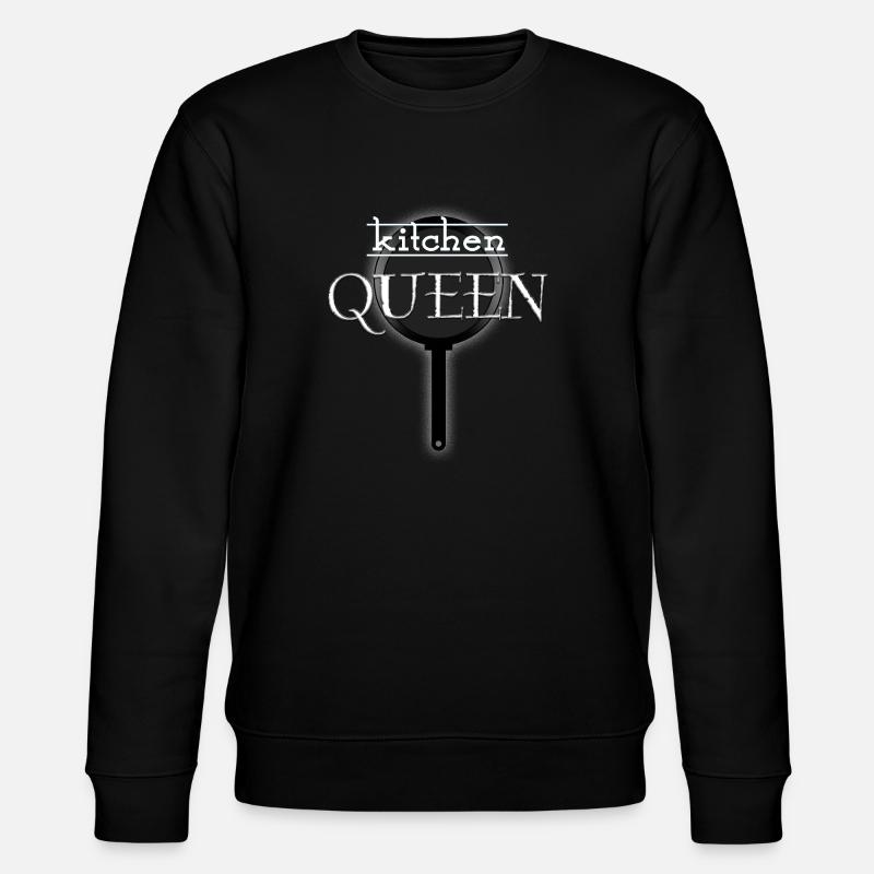 kitchen queen - Stanley/Stella Unisex Bio-Sweatshirt CHANGER  - Schwarz
