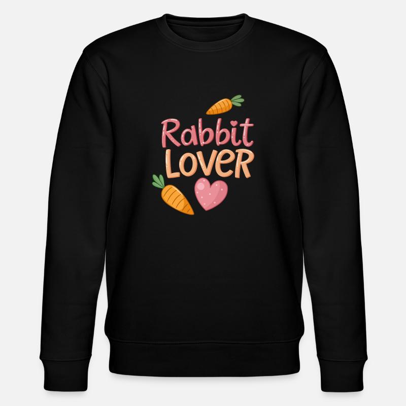 Lapins amour - Sweat bio CHANGER Stanley/Stella Unisexe - noir