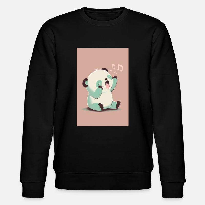 Pandaunge - Stanley/Stella økologisk unisex-sweatshirt CHANGER  - sort
