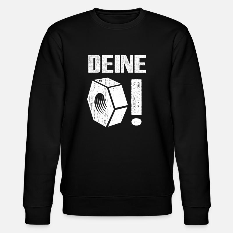Deine Mutter! - Stanley/Stella Unisex Bio-Sweatshirt CHANGER  - Schwarz