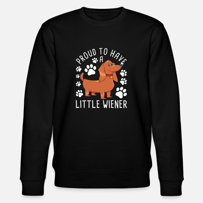 Dackel - Stanley/Stella Unisex Bio-Sweatshirt CHANGER  - Schwarz