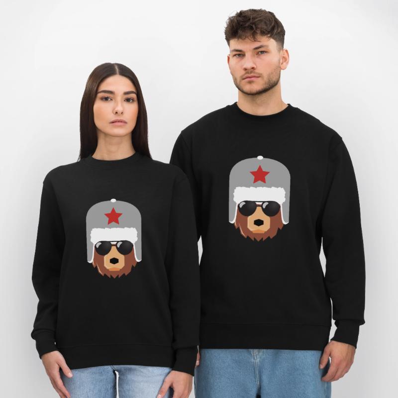 Ours russe, Russie, Poutine, Sweat bio CHANGER Stanley/Stella Unisexe