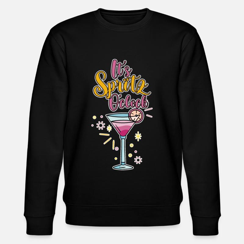It's Spritz O'clock 4 - Stanley/Stella CHANGER Unisex Organic Sweatshirt - black