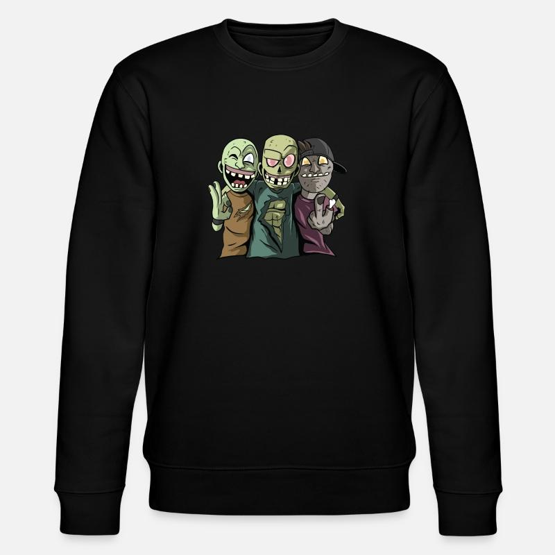 Zombies Halloween - Sweat bio CHANGER Stanley/Stella Unisexe - noir