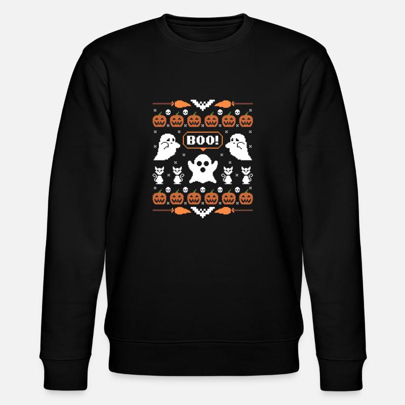 Halloween 8 bits - Sweat bio CHANGER Stanley/Stella Unisexe - noir
