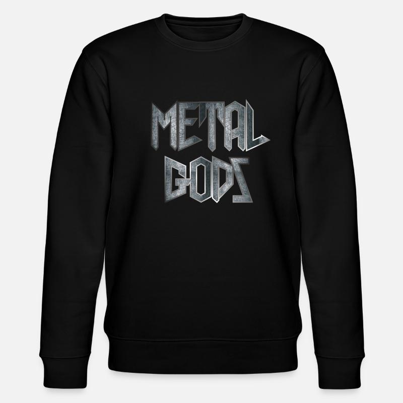 METALLGÖTTER - Stanley/Stella Unisex Bio-Sweatshirt CHANGER  - Schwarz