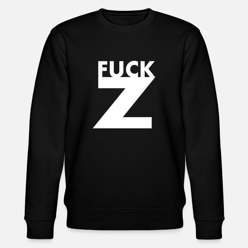 Fuck z - Stanley/Stella Unisex Bio-Sweatshirt CHANGER  - Schwarz