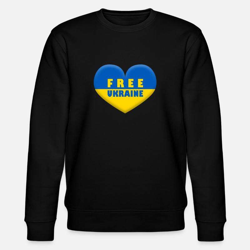 UKRAINE LIBRE - Sweat bio CHANGER Stanley/Stella Unisexe - noir