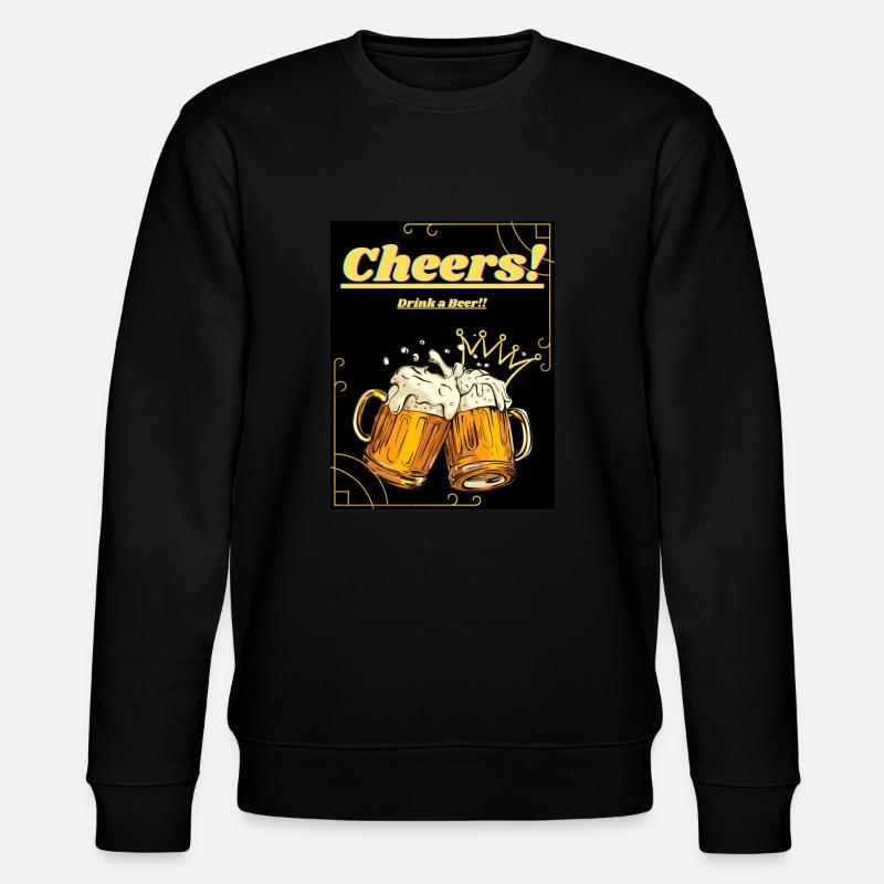 Cheers ! - Stanley/Stella Unisex Bio-Sweatshirt CHANGER  - Schwarz