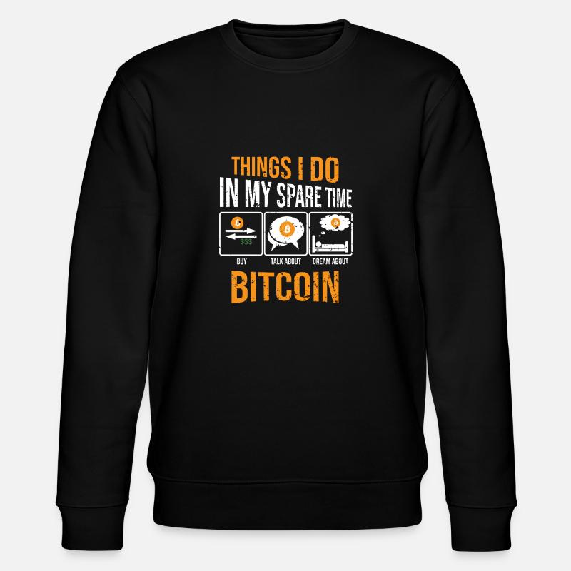 Bitcoin Miner Crypto - Sweat bio CHANGER Stanley/Stella Unisexe - noir