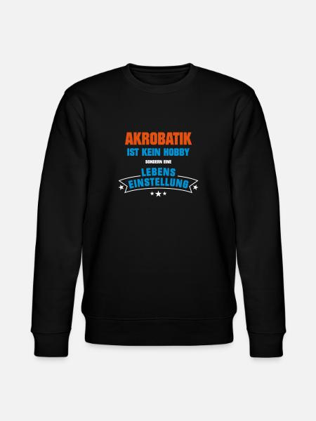 Akrobatik Sportart - Stanley/Stella Unisex Bio-Sweatshirt CHANGER  - Schwarz
