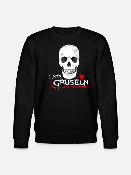 scare scare celebrate Halloween - Stanley/Stella CHANGER Unisex Organic Sweatshirt - black